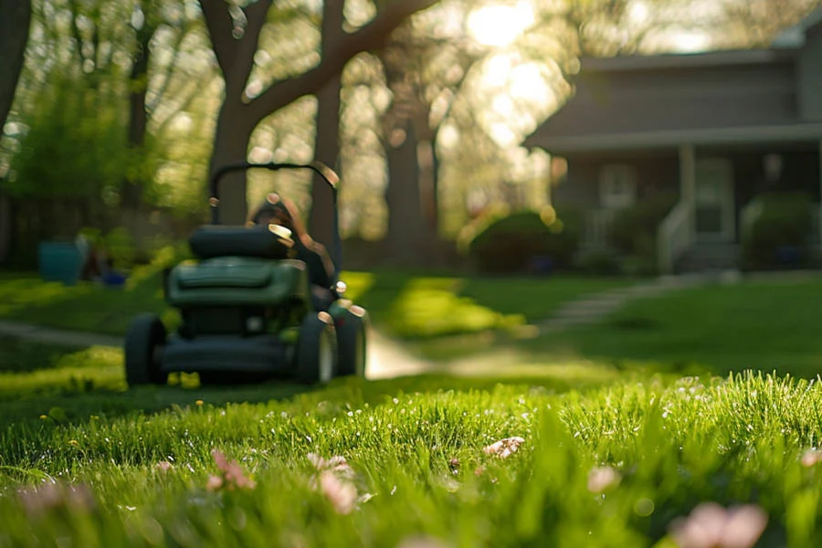 electric walk behind lawn mowers